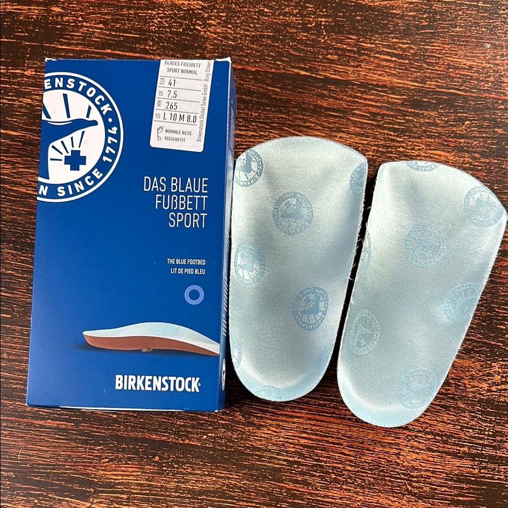 Birkenstock Blue Footbed Sport Insoles
